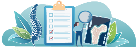 Bild zeigt Osteoporosetest